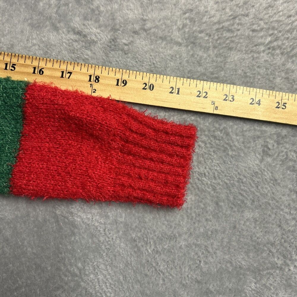 Holiday Time Girls Ugly Christmas Sweater Unicorn Sz. 10-12 Large Red/Green - Picture 9 of 12
